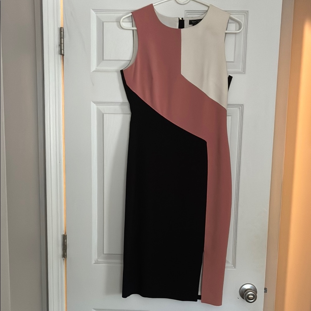 Colorblock Sleeveless Dress
